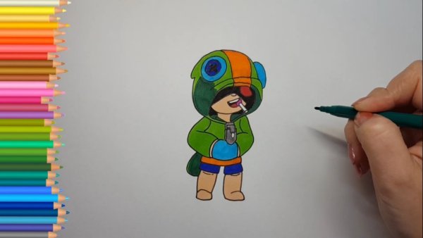 Рисунки маркерами БРАВЛ старс