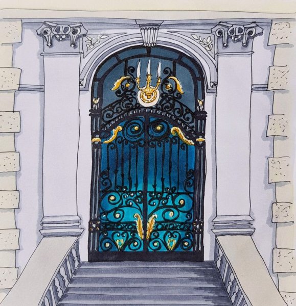 Скетчинг дверь