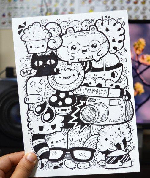 Дудл — арт стиль рисования