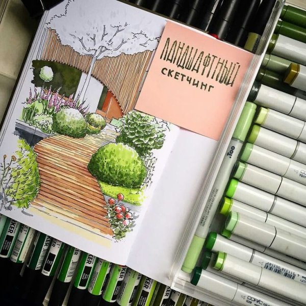 Lena Degtiarenko акварель