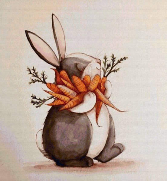 Милые рисунки для скетчбука кролики