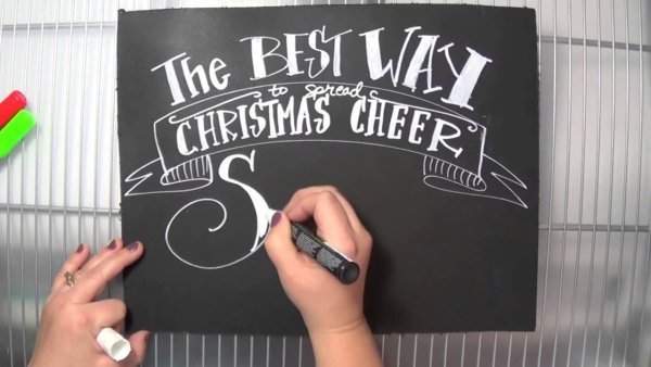 Грифельная доска для Леттеринга