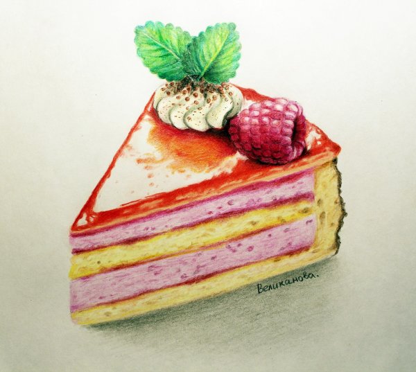Кусочек торта арт