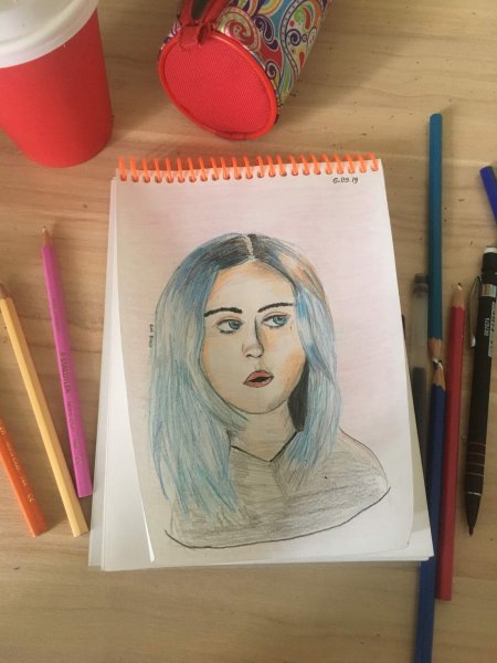 Билли Айлиш маркерами