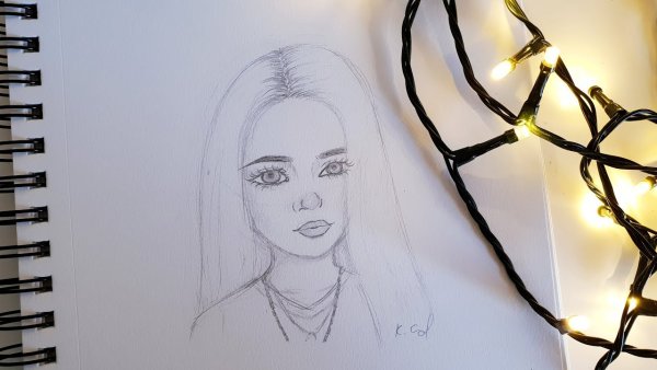 Рисовать девочку Милану