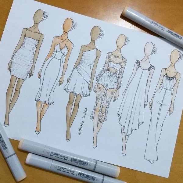 Маркеры для дизайнеров одежды