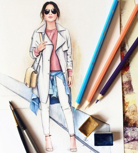 Рисование в стиле фэшн