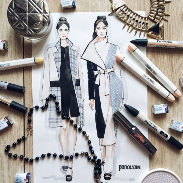 Фэшн скетчинг