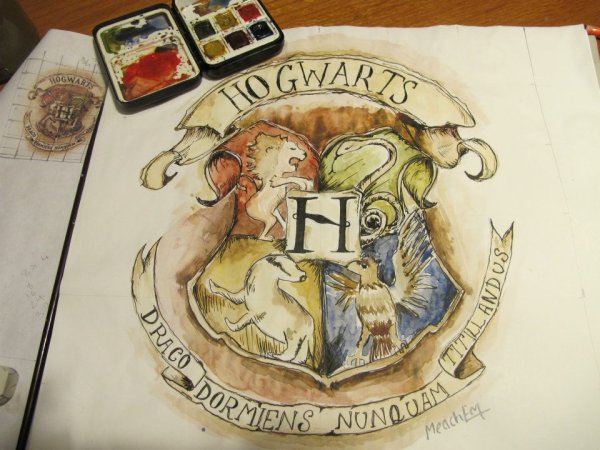 Скетчбук Гарри Поттер Слизерин