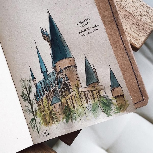 Кетчбук «Гарри Поттер. Хогвартс»