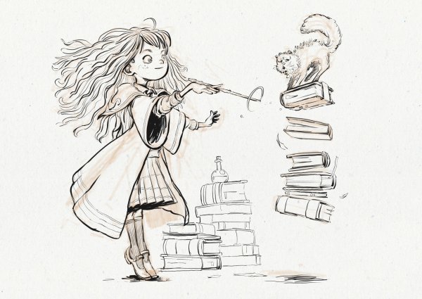 Гермиона Грейнджер скетч