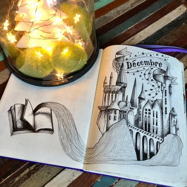 Скетчбук Гарри Поттер