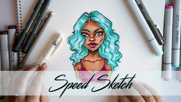 Чиби маркерами Copic