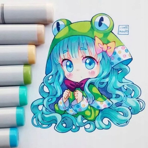 Рисование Копик маркерами