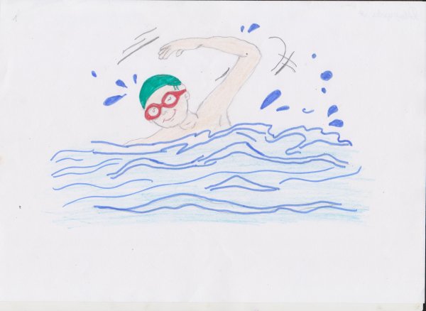 Плавание рисование