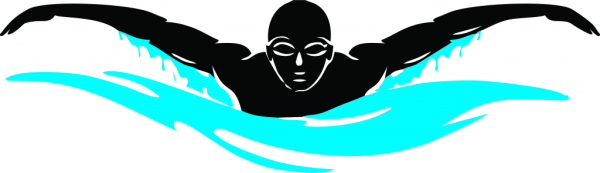 Дети бассейн иллюстрация