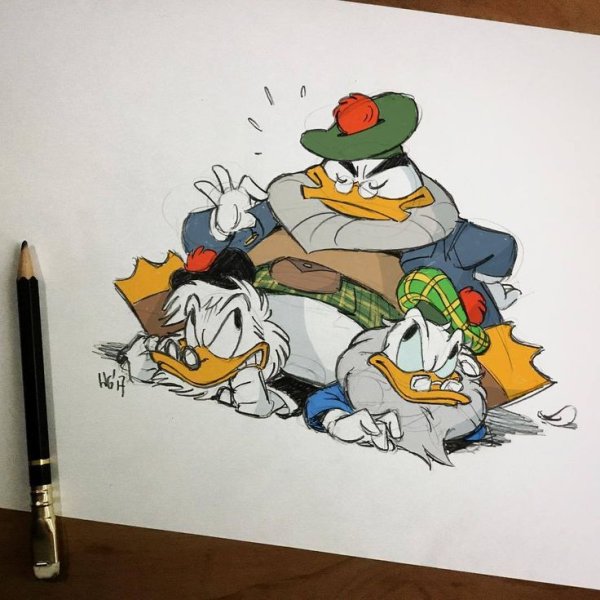 Скрудж макдак и Флинтхарт Гломгольд