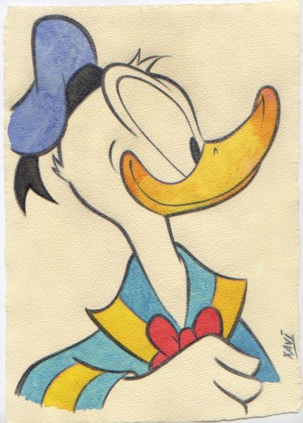 Дональд дак скетч