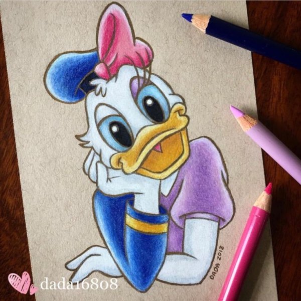 Дональд дак рисунок