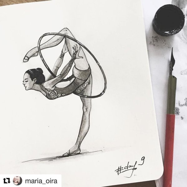 Гимнастка скетч