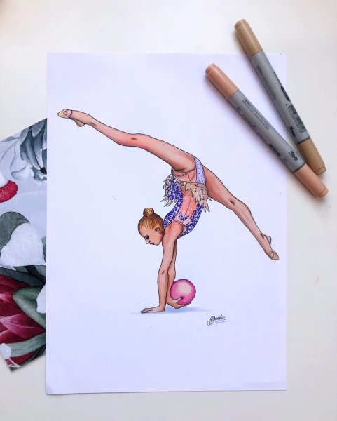 Художественная гимнастика рисунки