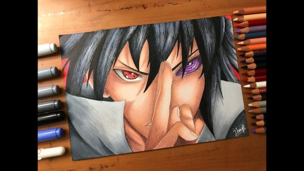 Саске Speed drawing