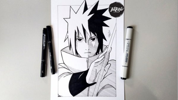 Саске ручкой