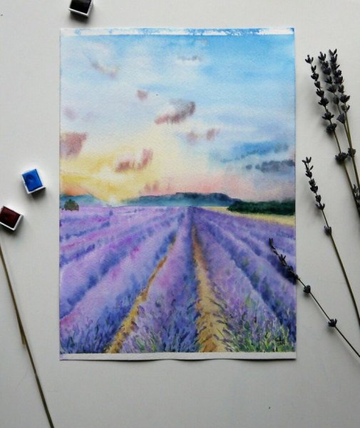 Пошаговые рисунки акварелью для начинающих