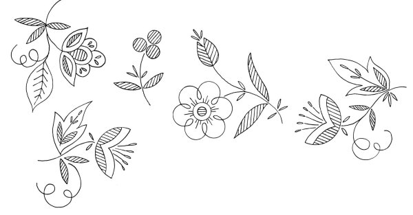 Узоры маркером