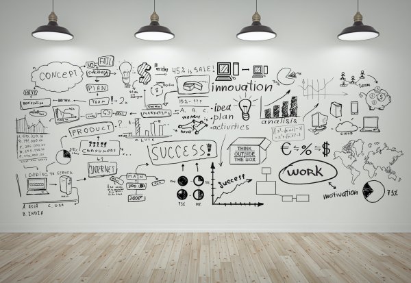 Детская магнитно-маркерная доска Smoby