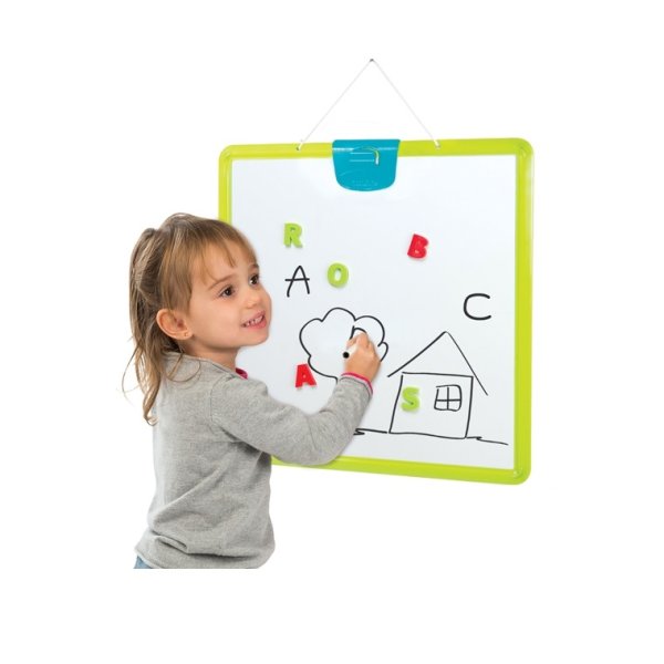 Магнитная доска Djeco "Геоформ" с набором магнитных фигур