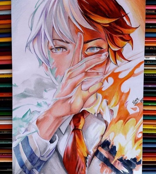 Тодороки Энджи скетч