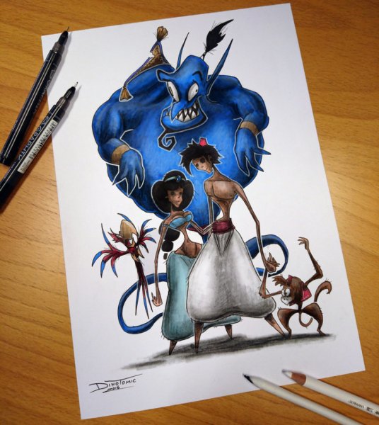 Художник Dino Tomic Дисней