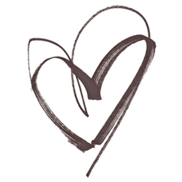 Сердце нарисованное маркером