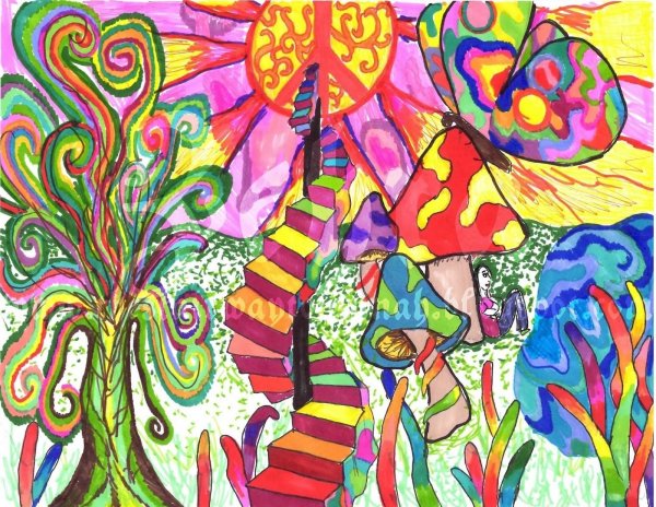 Красивые рисунки фломастерами