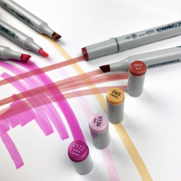 Маркеры Touch Raven 60 шт