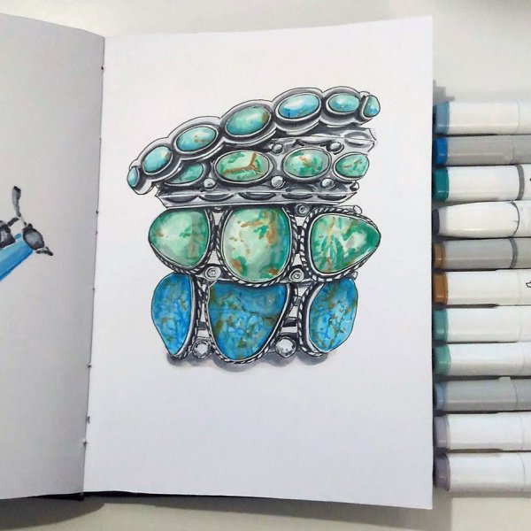 Украшения для рисования маркерами