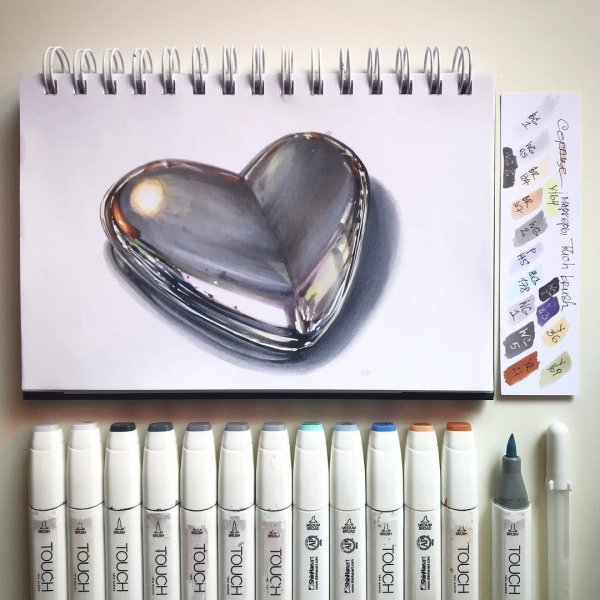 Рисунки для скетчбука маркерами