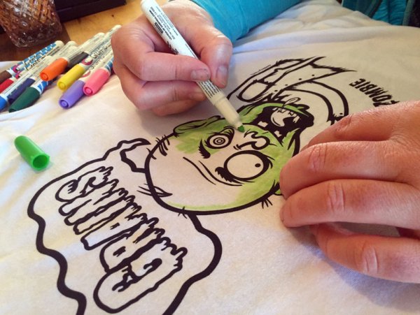 Рисование на ткани опыт