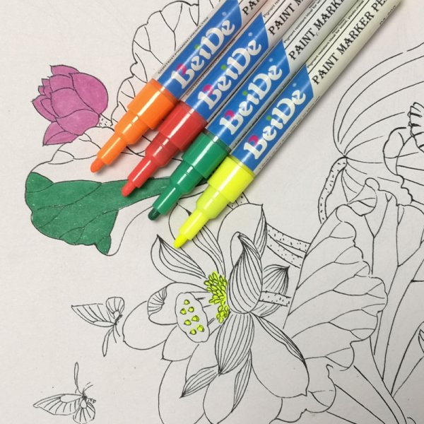 Роспись футболок маркерами