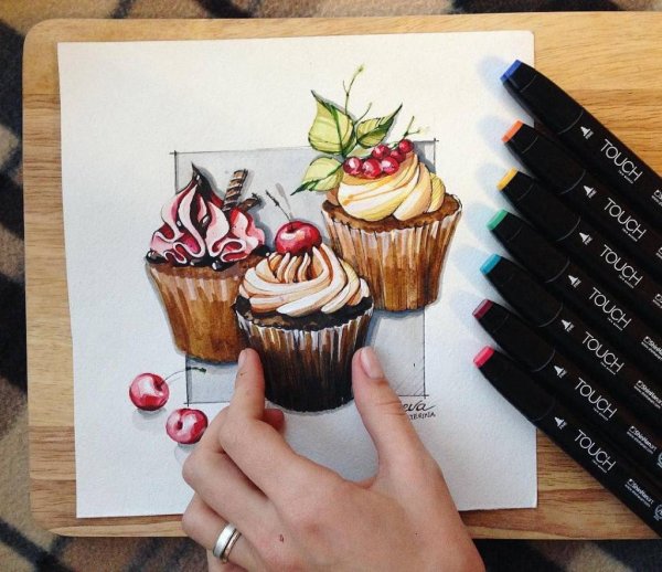 Маркеры для скетчинга 60 цветов Touch cool