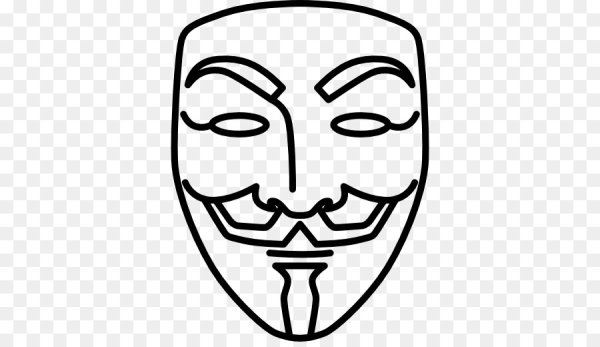 Гай Фокс маска карандашом Гай