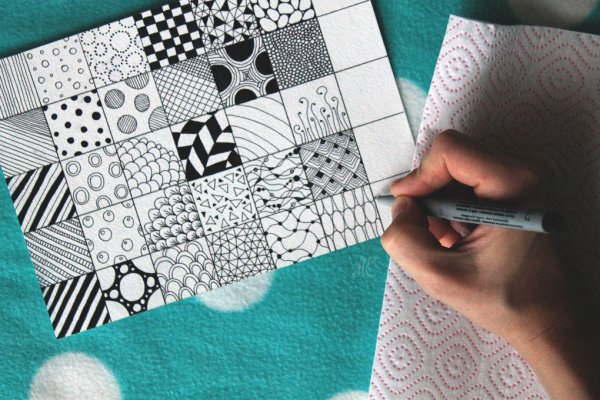 Зентангл плитки