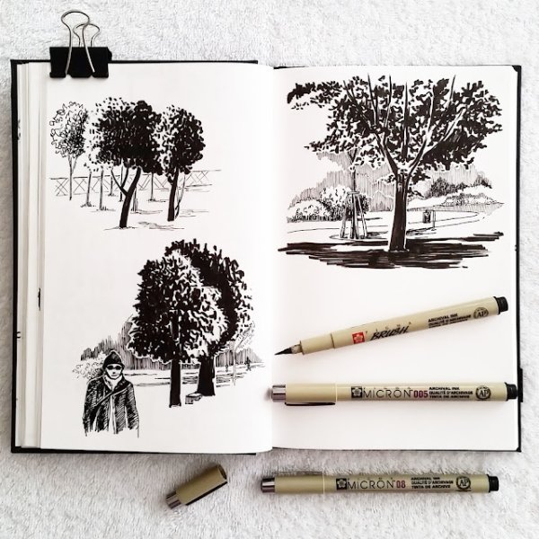 Деревья линером