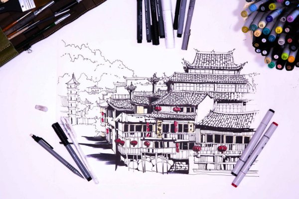 Маркер-линер для скетчинга