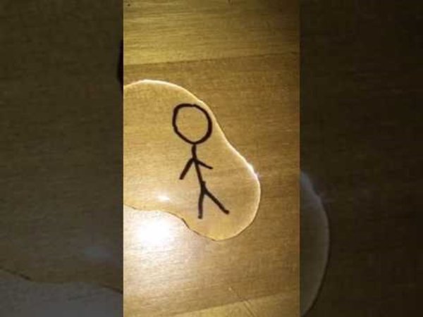 Паук маркером