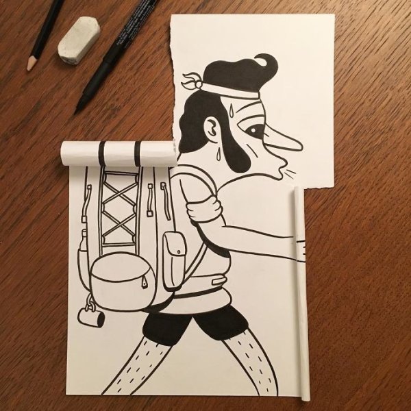 Фон маркерами