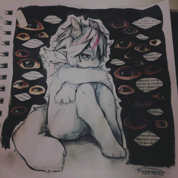 Скетчбук фурри