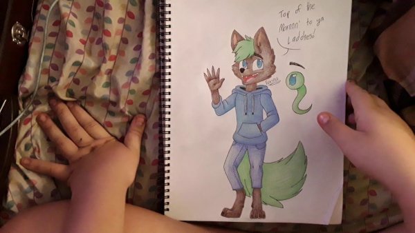 Легкий стиль рисования фурри для скетчбука