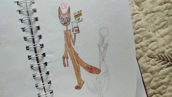 Скетчбук рисование фури